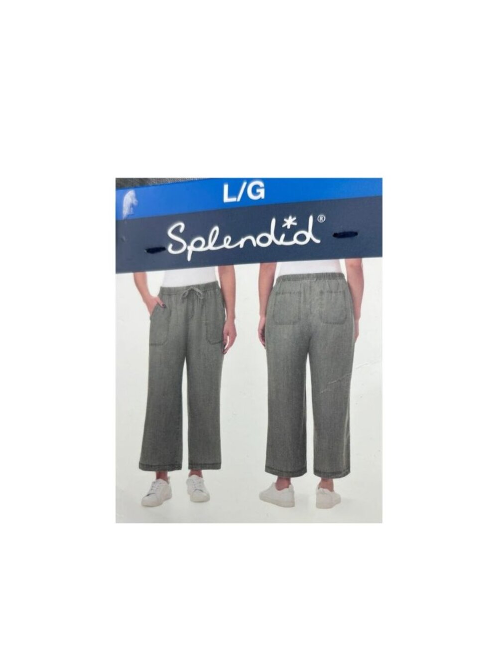 Splendid Women's Ankle Pants | Dark Grey | Large **NEW - Picture 2 of 5